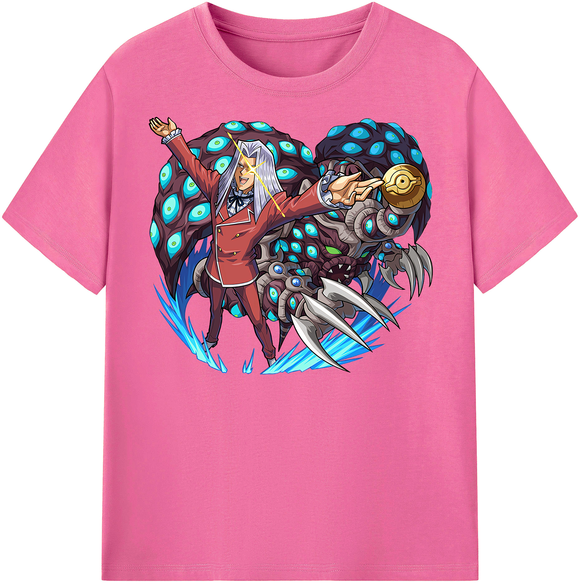 （画像用） 遊☆戯☆王 Yu-Gi-Oh! レディースカジュアルプリントTシャツ（綿100％）